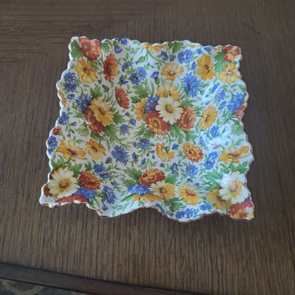 James Kent Longton Dish Marigold Pattern